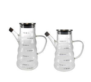 Segmented Wave-shaped Glass Oil Pot YD-OBT-007
