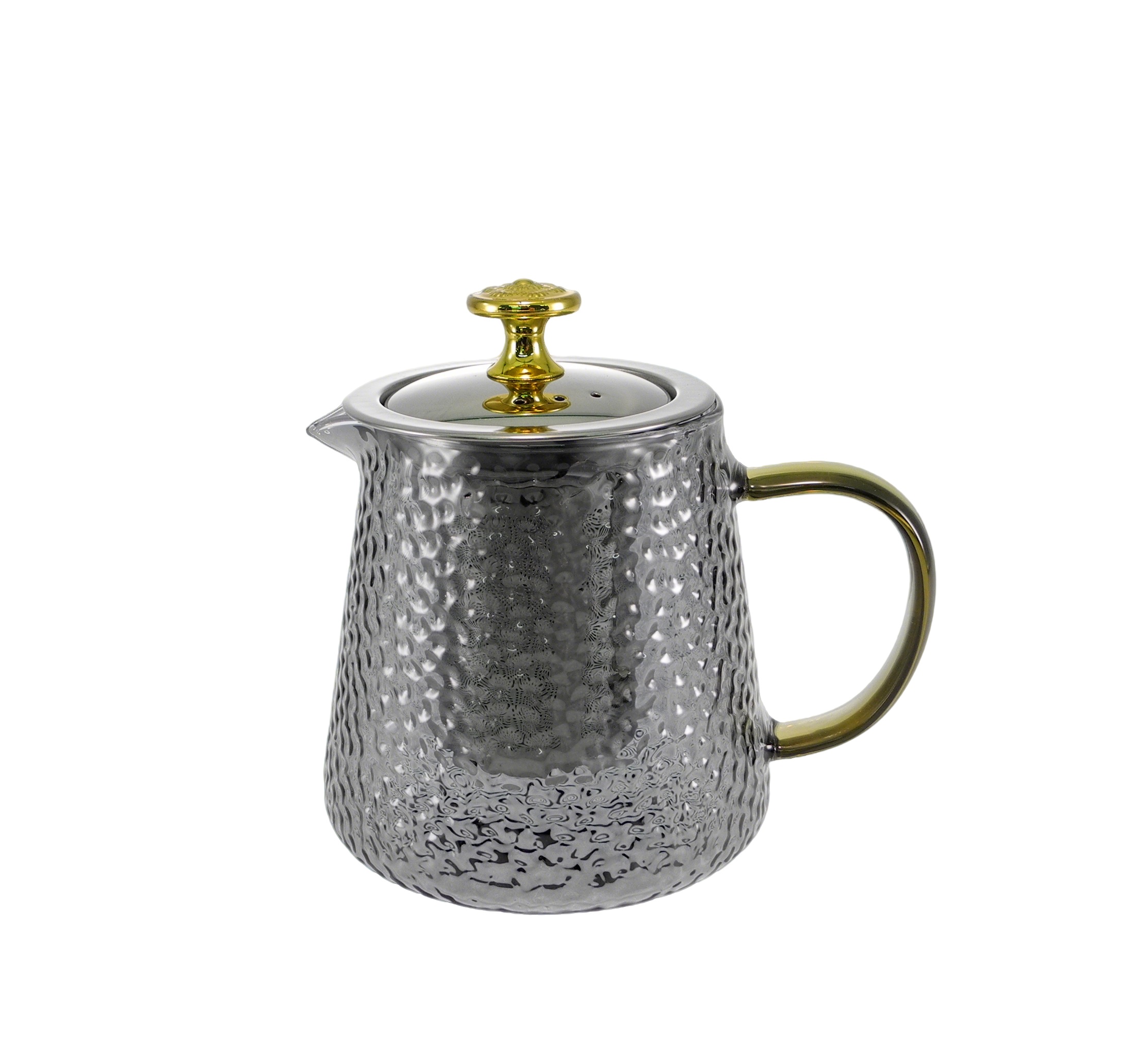 Dot-relief Grey Glass Kettle YD-KEL-016