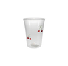 Cherry-shaped Sticker Glass Water Cup YD-CUP-157