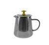 Flat-decorated Grey Glass Kettle YD-KEL-022
