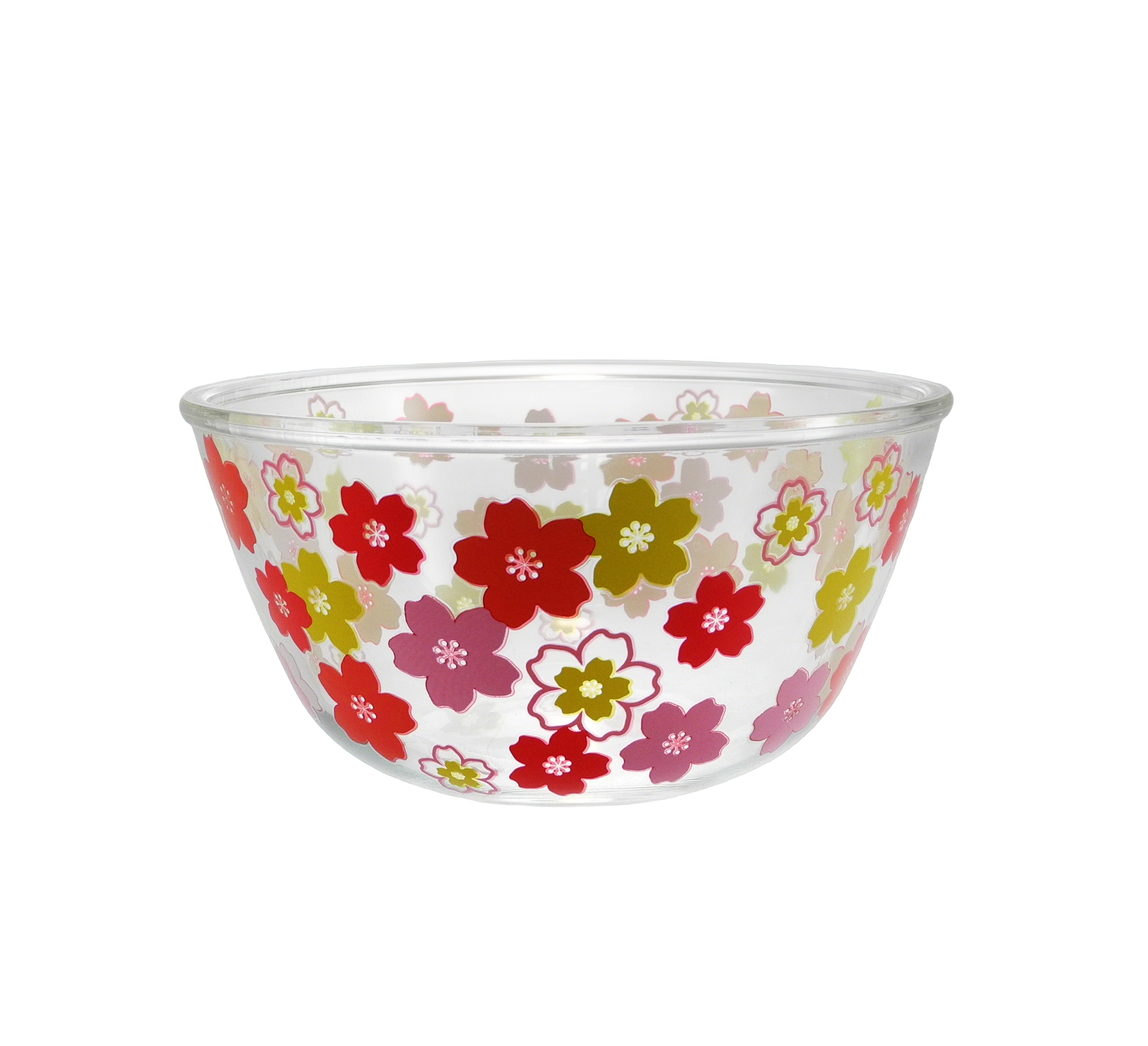 Small Flower Sticker Paper Glass Bowl YD-BOW-021