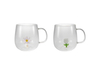 Flower-shaped Glass Water Cup YD-CUP-191
