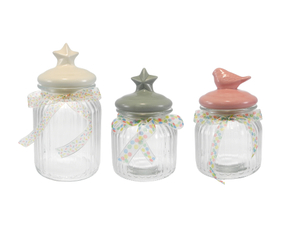 Ceramic Lid Glass Storage Container YD-STJ-066
