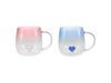 Love-themed Interior Tinted Glass Water Cup YD-CUP-164