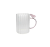 Butterfly Vertical Striped Glass Water Cup YD-CUP-172