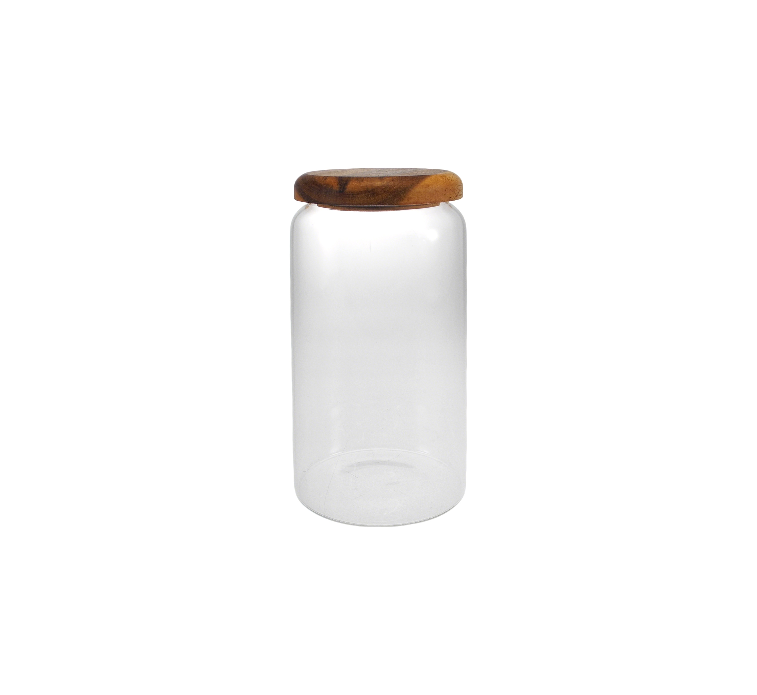 Round Wooden Cover for High Borosilicate Glass Storage Jar YD-STJ-207