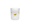 Cylindrical Glass Water Cup with A Patch on The Top YD-CUP-170