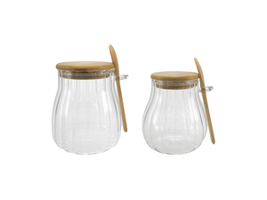 A Storage Jar Made of High-boron Silica Glass with A Spout YD-STJ-202