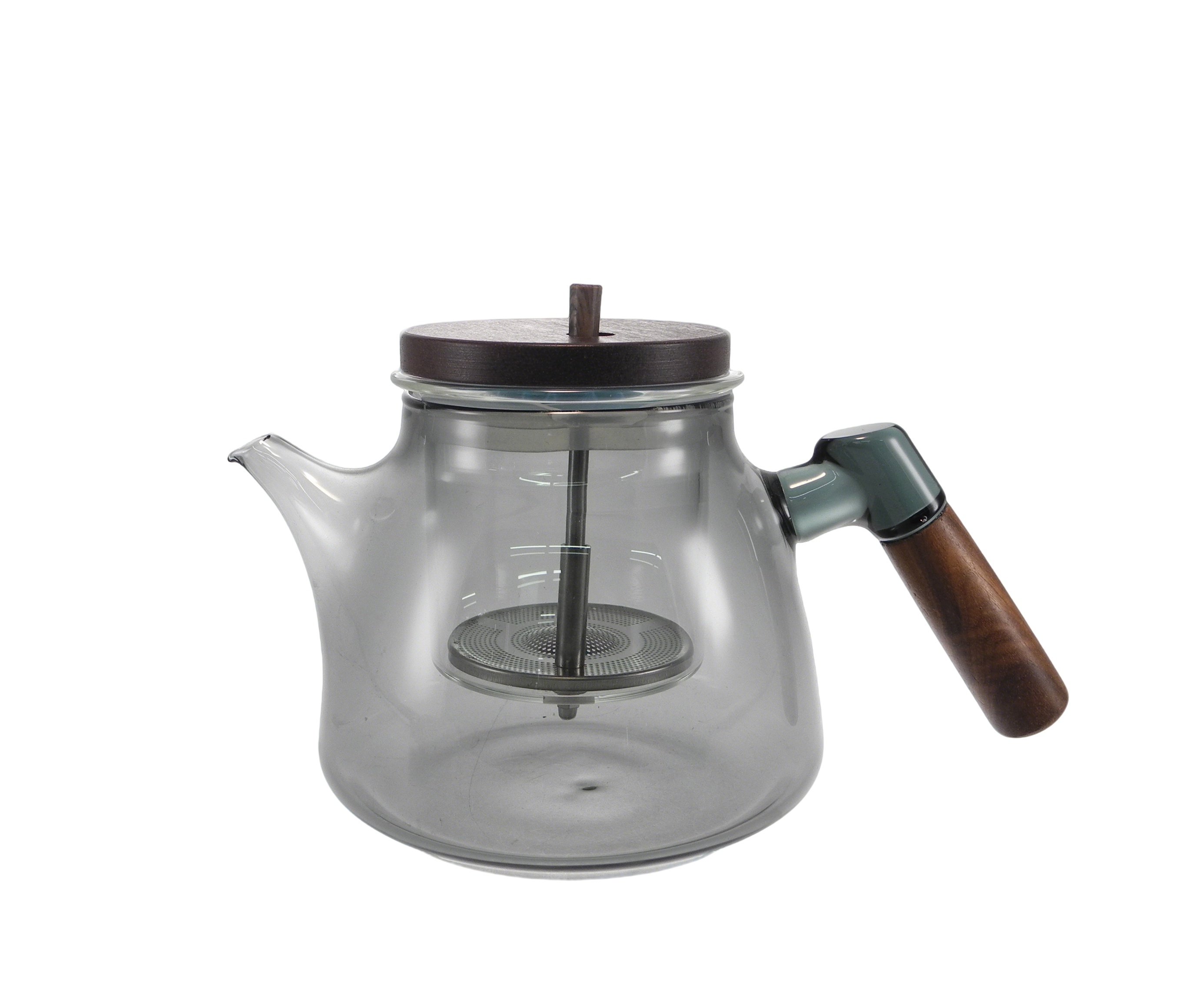 Wooden Handle Glass Water Bottle YD-KEL-010