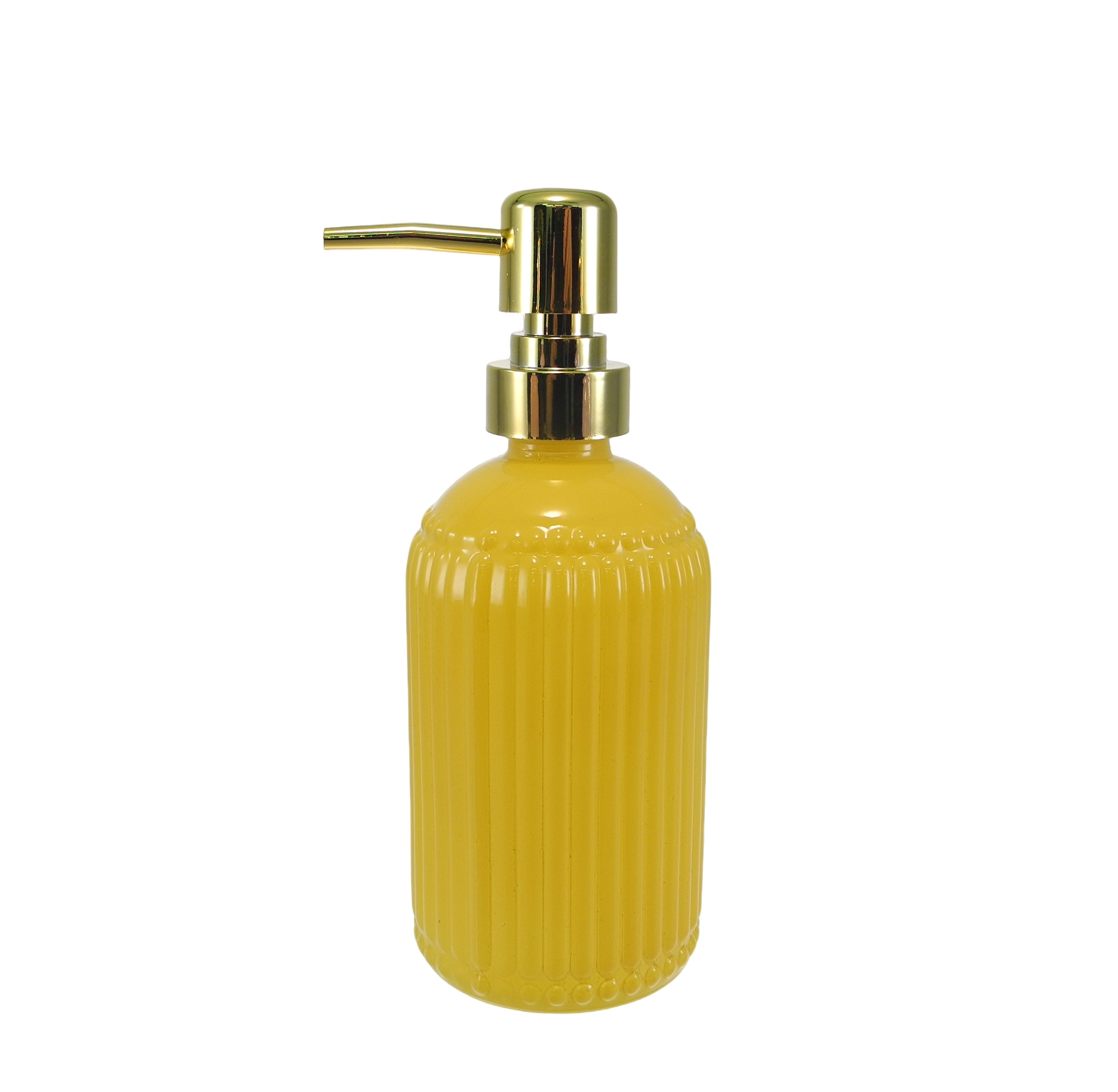 Colored Cylindrical Vertical Striped Hand Sanitizer Bottle YD-HSB-010