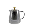 Flat-decorated Grey Glass Kettle YD-KEL-022
