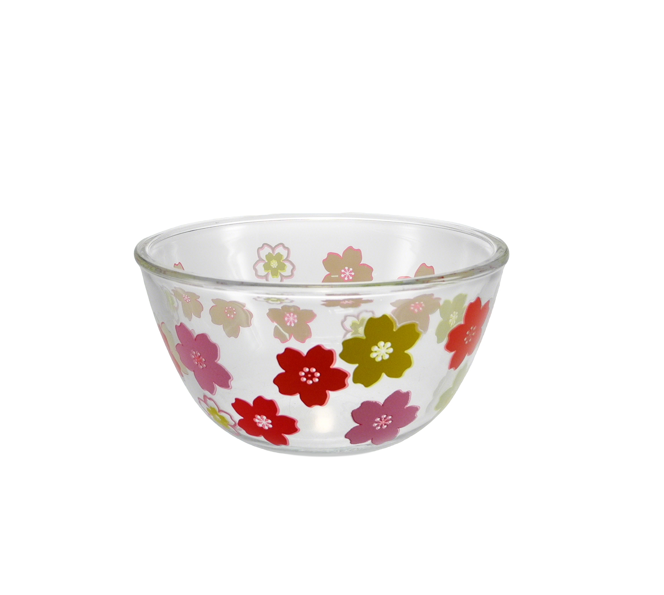 Small Flower Sticker Paper Glass Bowl YD-BOW-021