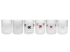 Brogan Bow Sticker Glass Water Cup YD-CUP-168