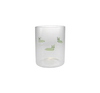 Cylindrical Glass Water Cup with A Patch on The Top YD-CUP-170