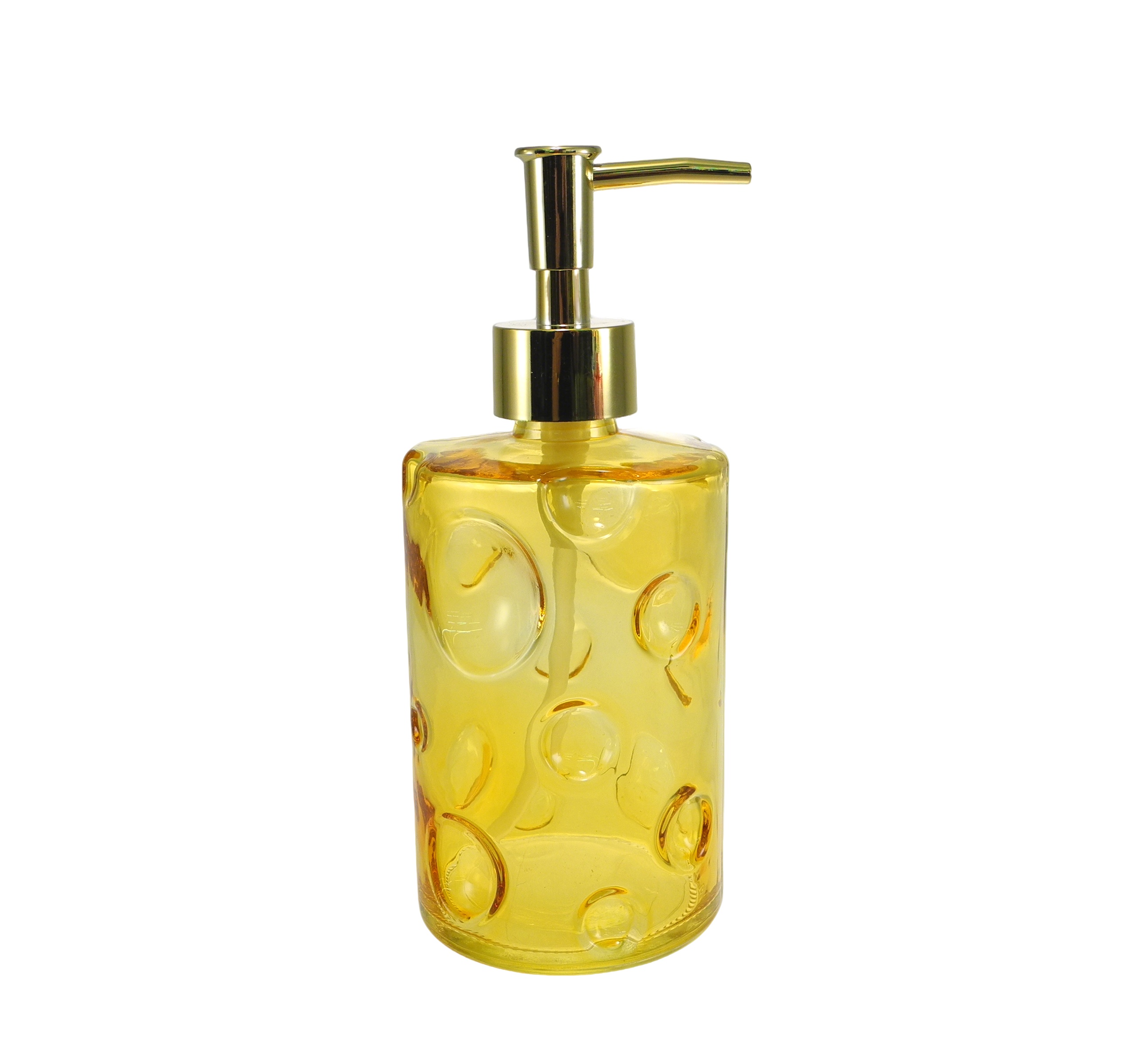 Cylindrical Honeycomb Pattern Pressing Head Hand Sanitizer Bottle YD-HSB-026