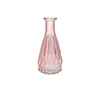 Colored Ribbon Relief Glass Vase YD-CGV-047