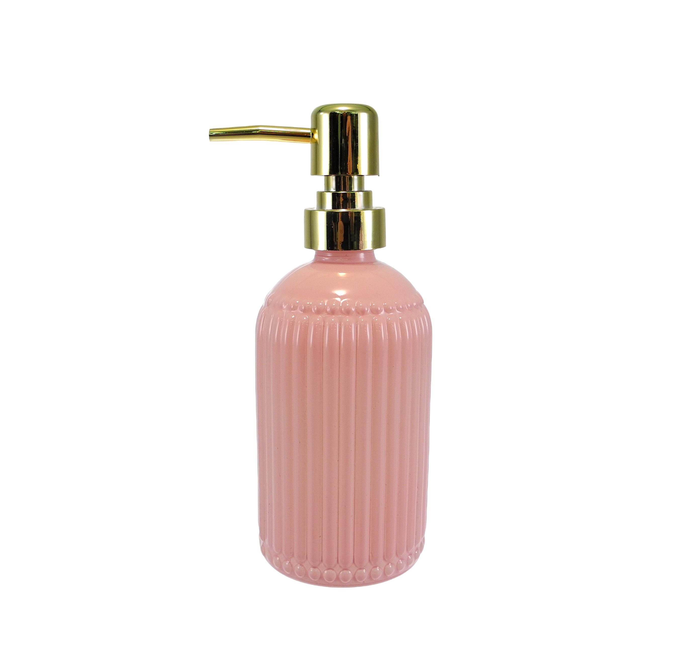 Colored Cylindrical Vertical Striped Hand Sanitizer Bottle YD-HSB-010