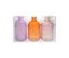 Relief-patterned Colored Glass Vase YD-CGV-033