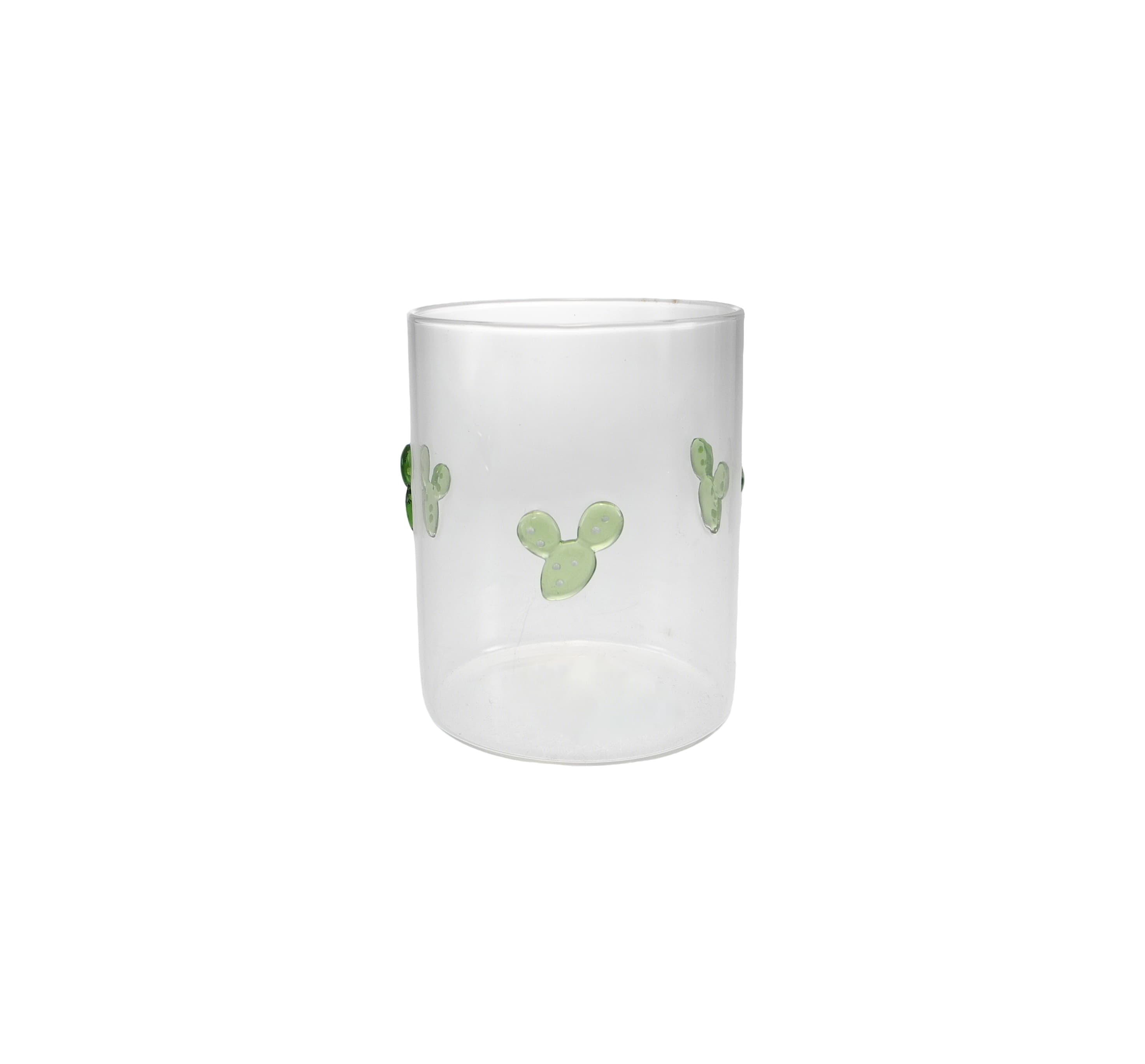 Cylindrical Glass Water Cup with A Patch on The Top YD-CUP-170