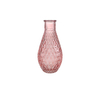 Colored Ribbon Relief Glass Vase YD-CGV-047