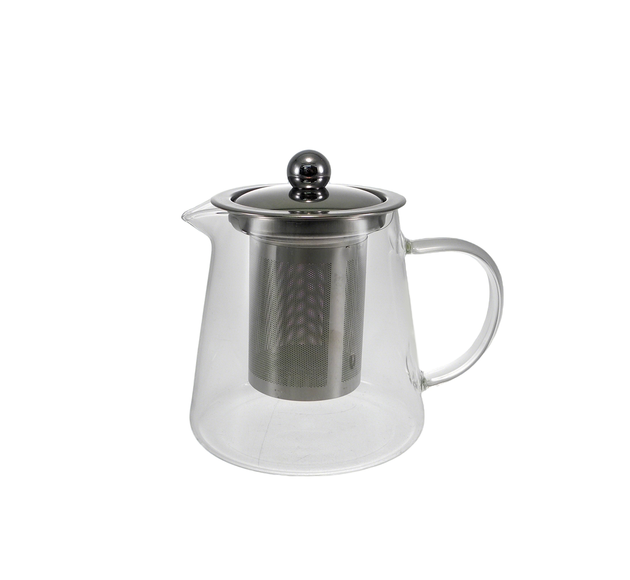 Transparent Glass Kettle without Relief Decoration YD-KEL-020