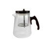Wide-bottomed Wooden-covered Glass Water Bottle YD-KEL-012