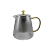Vertical Striped Grey Glass Kettle YD-KEL-019