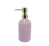 Colored Cylindrical Vertical Striped Hand Sanitizer Bottle YD-HSB-010