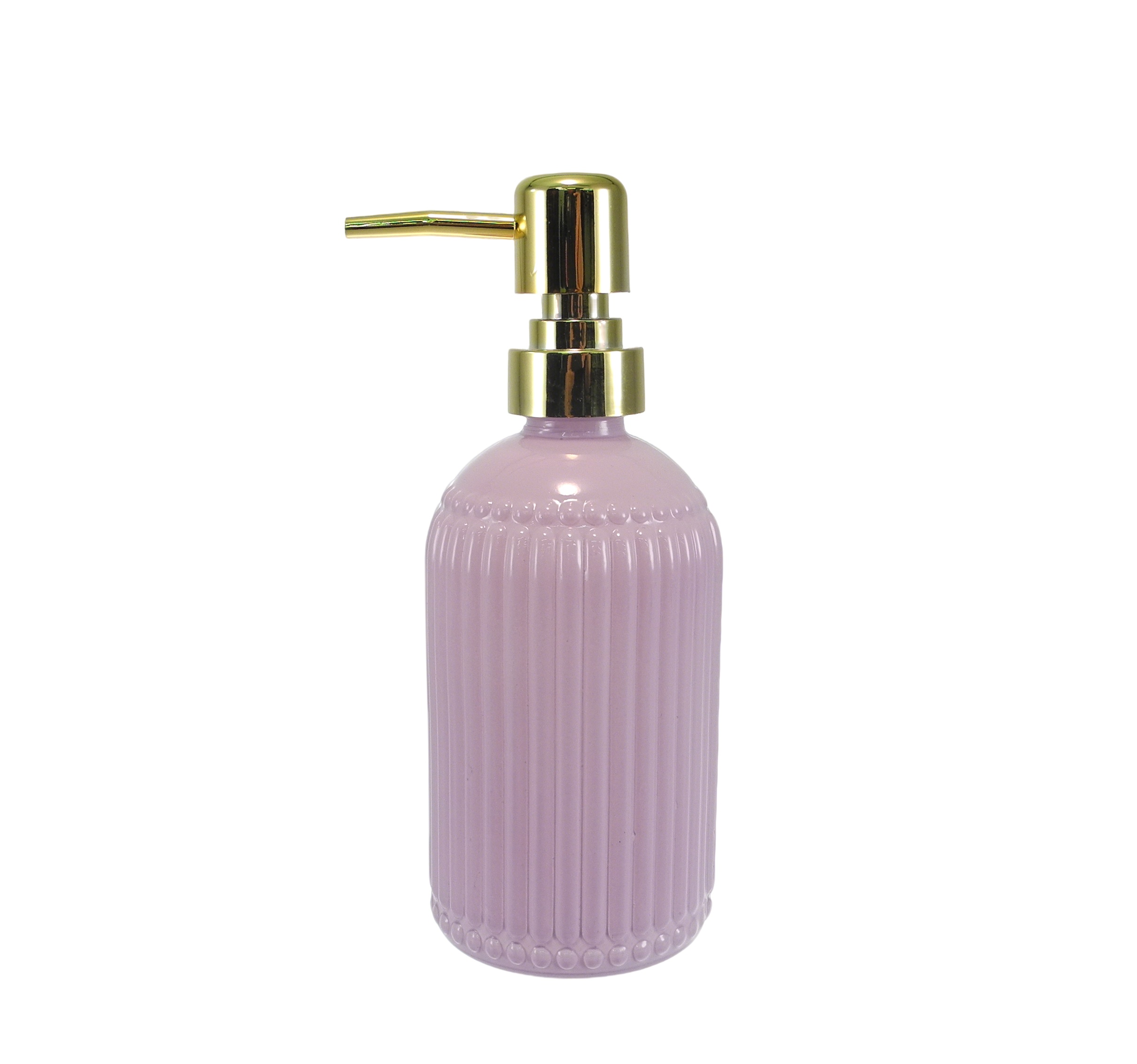 Colored Cylindrical Vertical Striped Hand Sanitizer Bottle YD-HSB-010