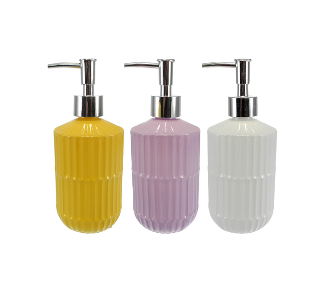 Vertical Stripe Pressing Head Hand Sanitizer Bottle YD-HSB-004