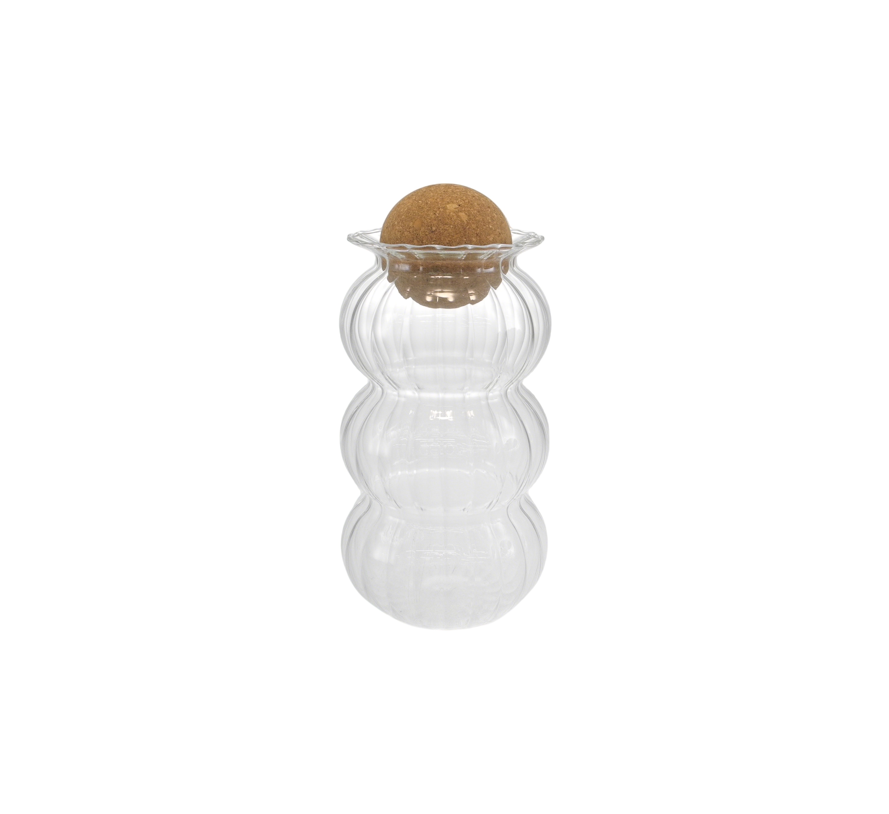 Cork Stoppered Borosilicate Glass Storage Tank YD-STJ-191