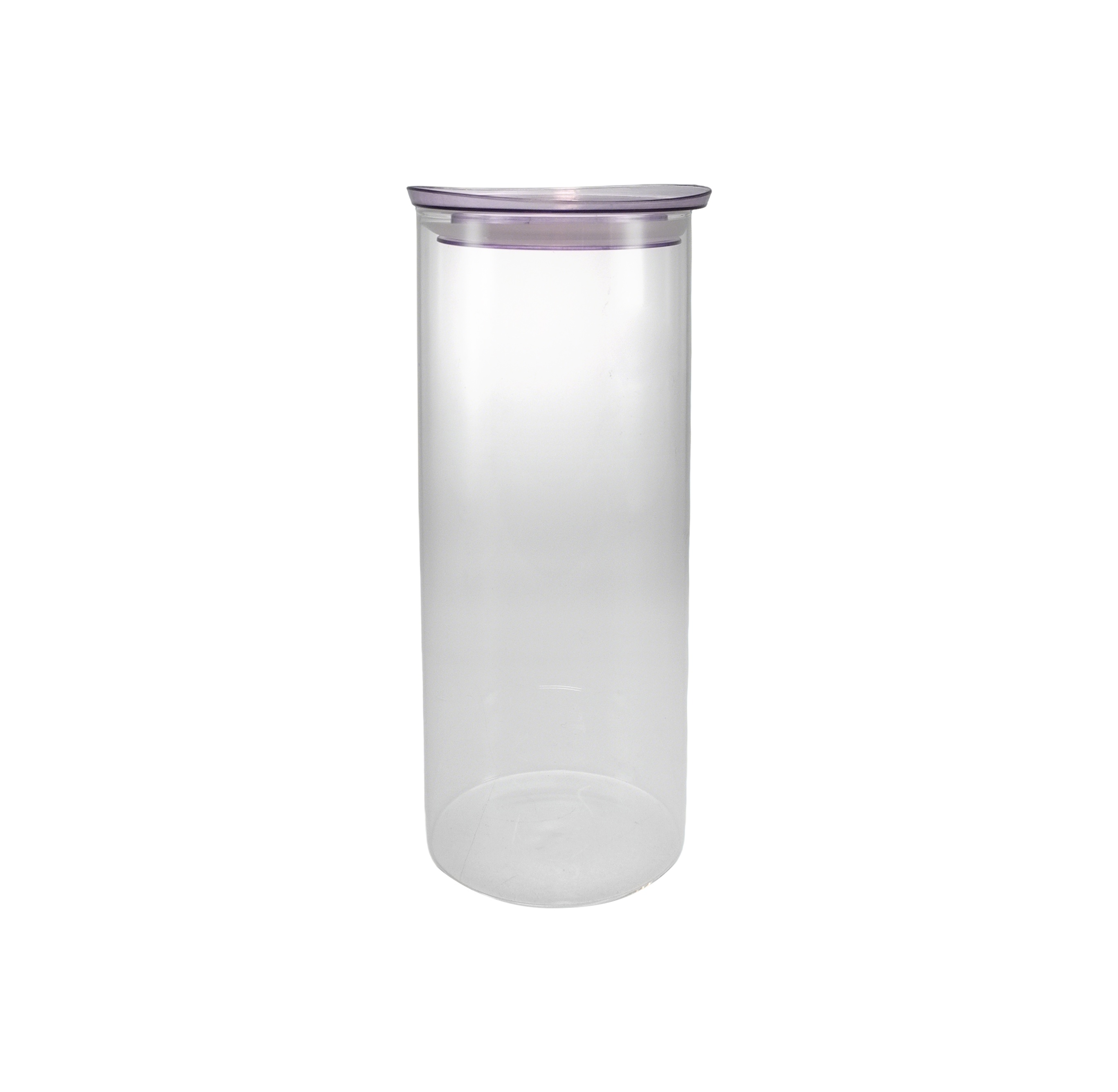 Plastic Lid Clear High-boron-silica Glass Storage Jar YD-STJ-209
