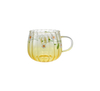 Vertical Striped Colored Glass Water Cup YD-CUP-188