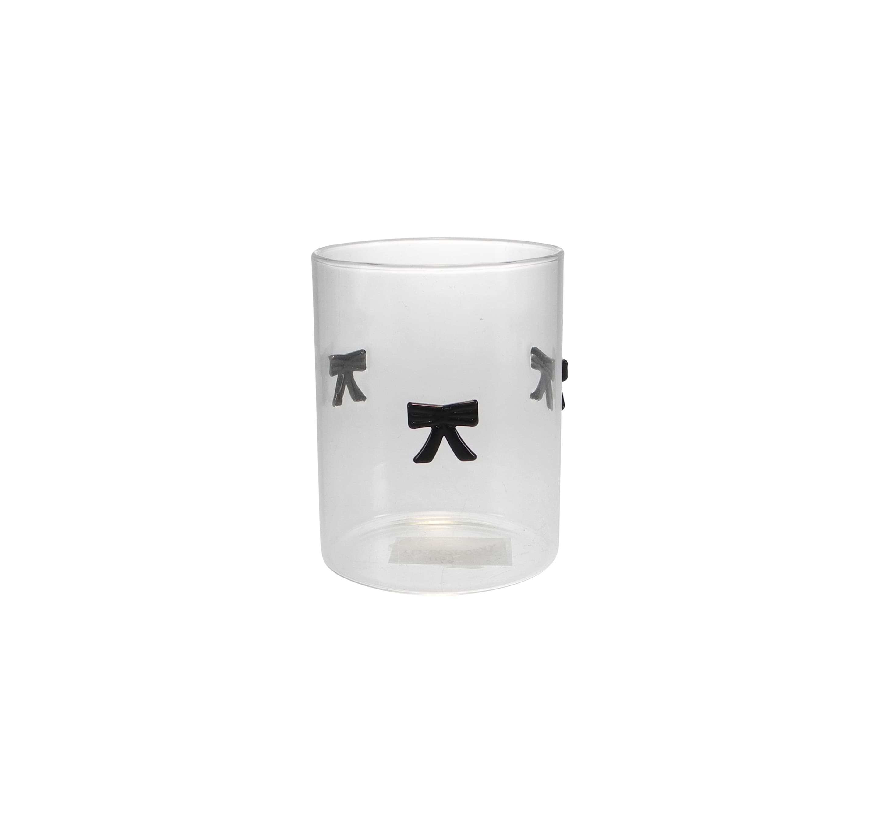 Brogan Bow Sticker Glass Water Cup YD-CUP-168