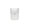 Cylindrical Glass Water Cup with A Patch on The Top YD-CUP-170