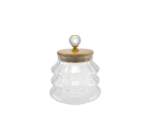 Christmas Tree High Borosilicate Glass Storage Jar YD-STJ-200