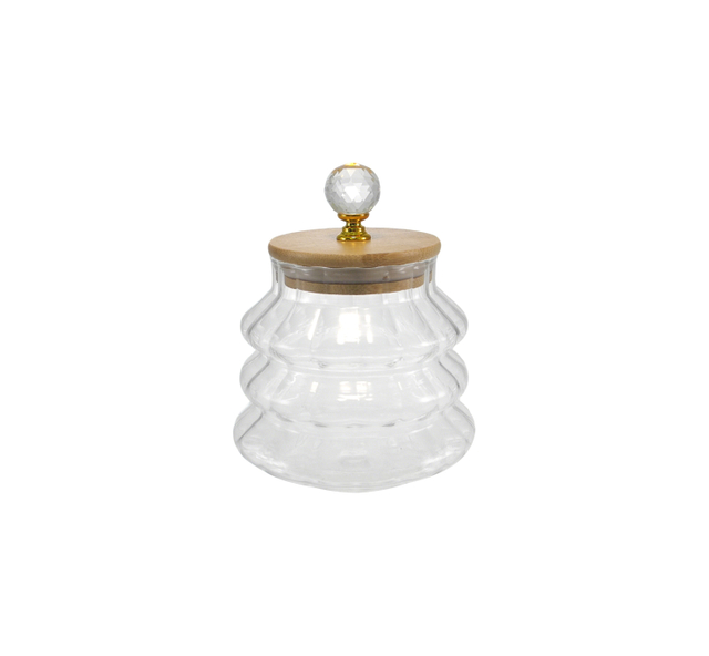 Christmas Tree High Borosilicate Glass Storage Jar YD-STJ-200