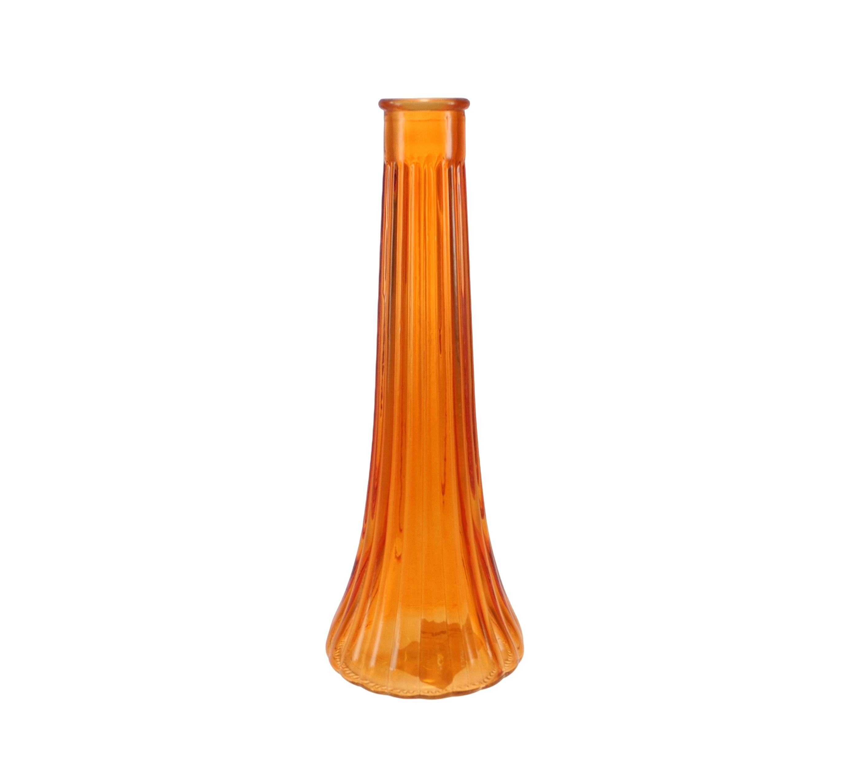 Colored Vertical Striped Conical Vase YD-CGV-043