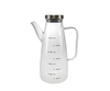 Silver Lid Marked Glass Oil Pot YD-OBT-010
