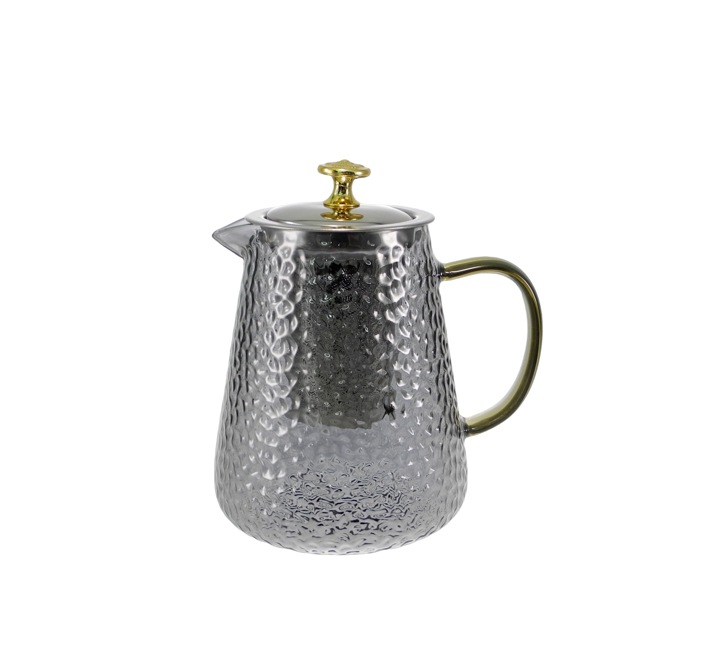 Dot-relief Grey Glass Kettle YD-KEL-016