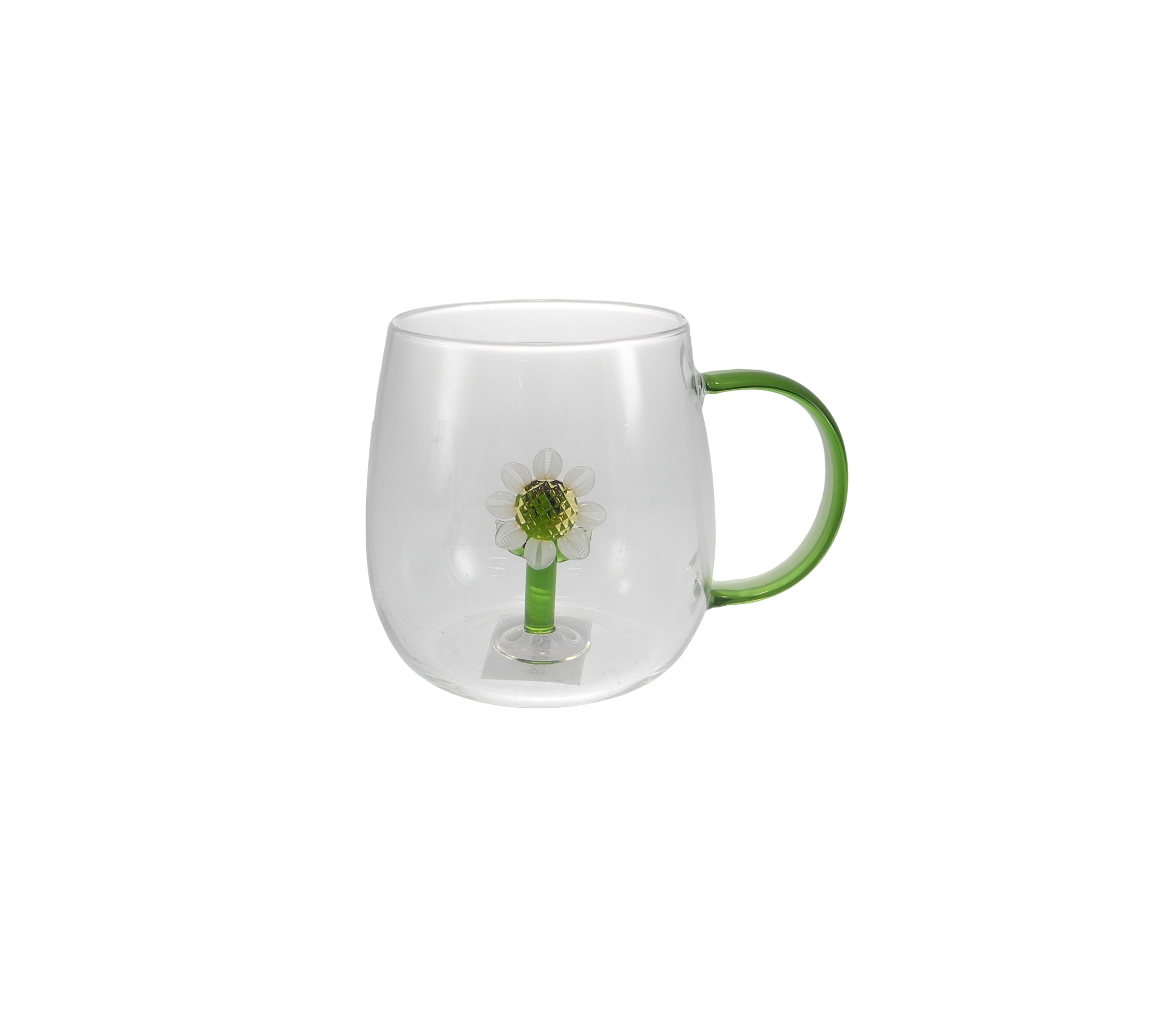Glass Water Cup with Handle YD-CUP-158