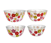 Small Flower Sticker Paper Glass Bowl YD-BOW-021