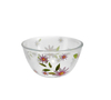Pink Flower-patterned Glass Bowl YD-BOW-020