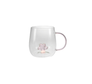 Cat Paw Interior Glass Water Cup YD-CUP-161