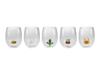 Internal Decorative Glass Water Cup YD-CUP-150