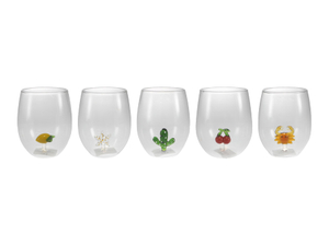 Internal Decorative Glass Water Cup YD-CUP-150