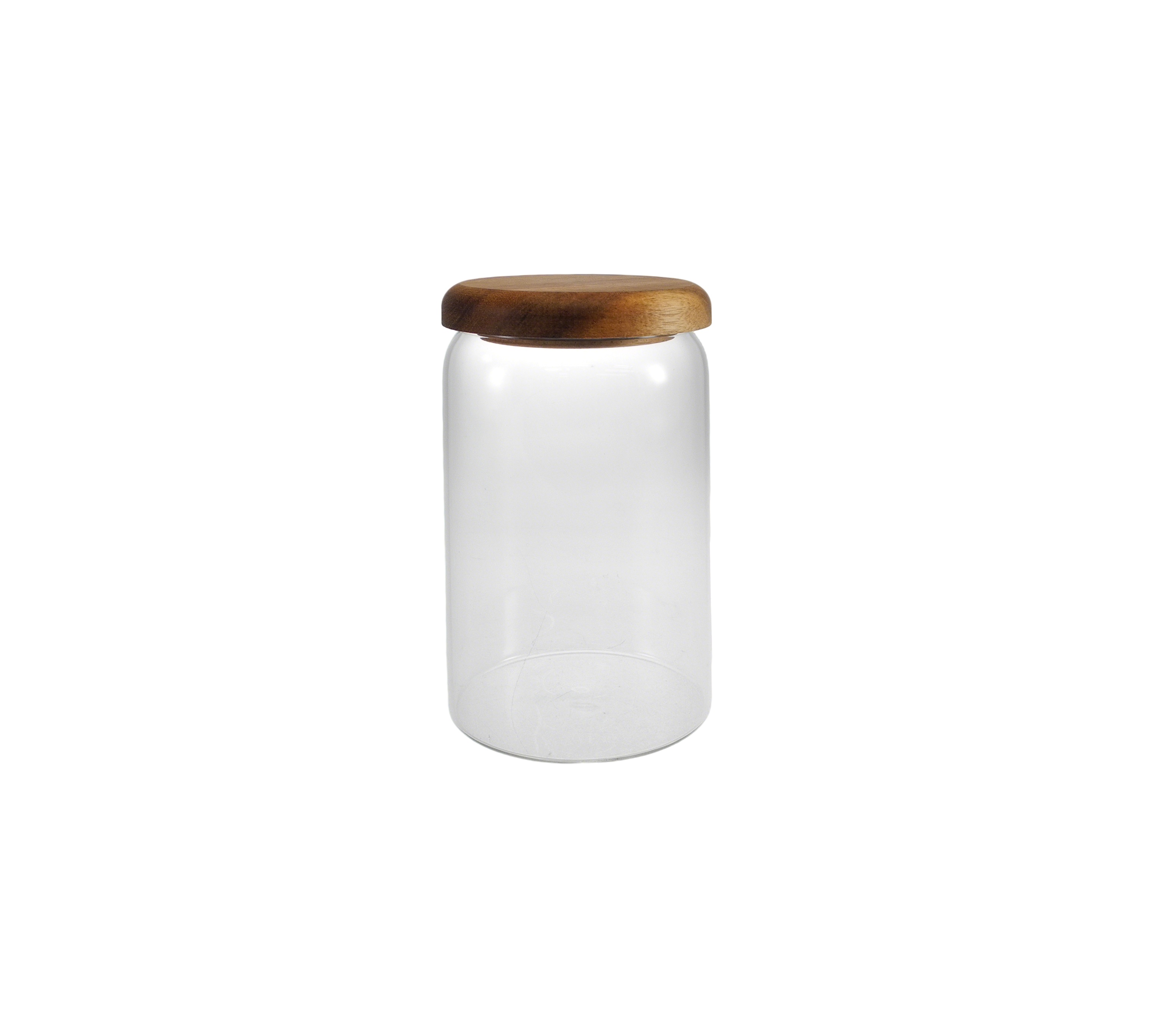 Round Wooden Cover for High Borosilicate Glass Storage Jar YD-STJ-207