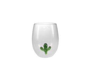 Cactus Interior Glass Water Cup YD-CUP-186