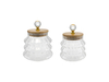 Christmas Tree High Borosilicate Glass Storage Jar YD-STJ-200