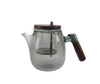Round-bottomed Wooden Lid Glass Water Bottle YD-KEL-011